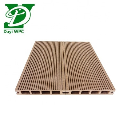 Hoge sterkte Wpc Hollow Decking Outdoor Composite Decking slijtvastheid