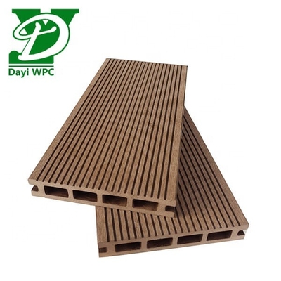 Hoge sterkte Wpc Hollow Decking Outdoor Composite Decking slijtvastheid