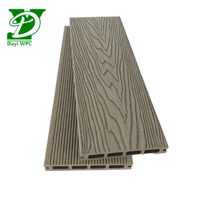 Hool type WPC Modern Deck Composite Decking Waterbestendig