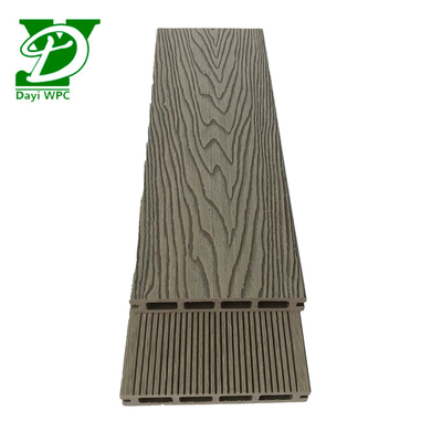 Hool type WPC Modern Deck Composite Decking Waterbestendig