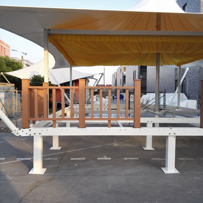 Gemakkelijk te monteren Custom Logo WPC Composite Fencing Trellis Mesh