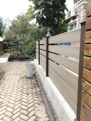 Aanpassing Tuin WPC hek Europa stijl gerecycled composiet hek