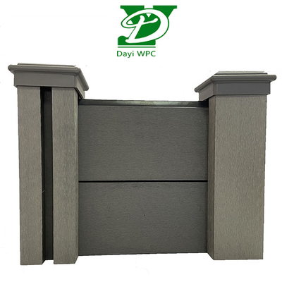 Moderne WPC-tuinheining Duurzaam weerbestendig